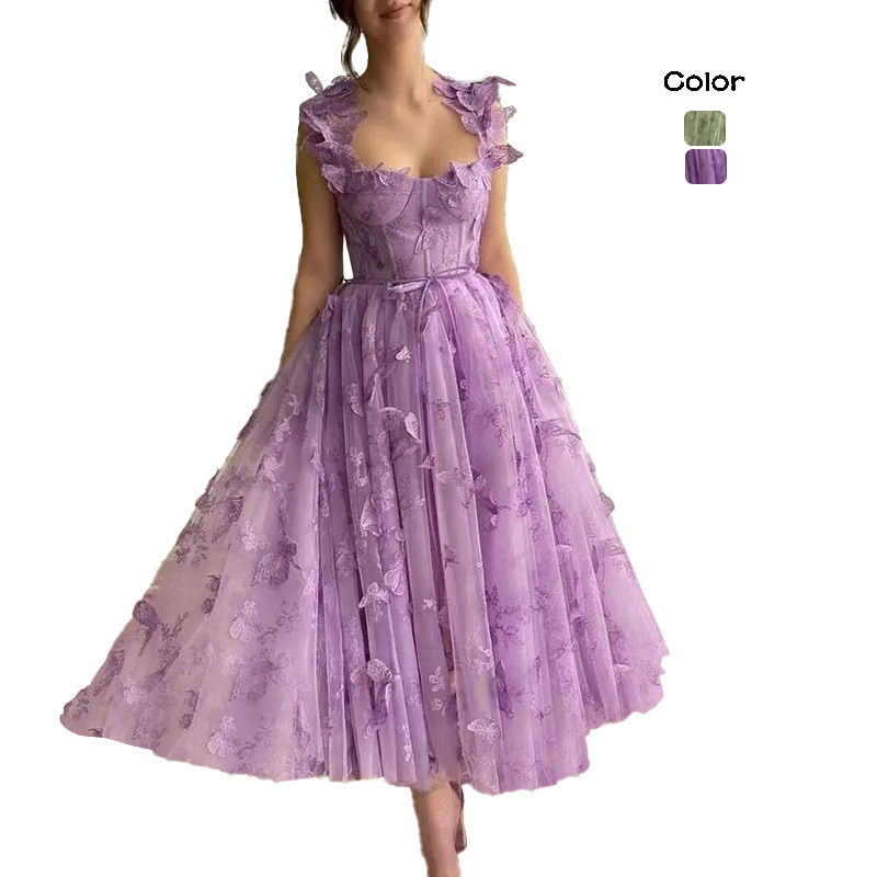 Cross-Border European and American Amazon Women's Wedding Dress, Sheer Strapless Sleeveless High-Slit Bridal Party Beach Gown Cross-Border European and American Amazon Women's Wedding Dress, Sheer Strapless Sleeveless High-Slit Bridal Party Beach Gown