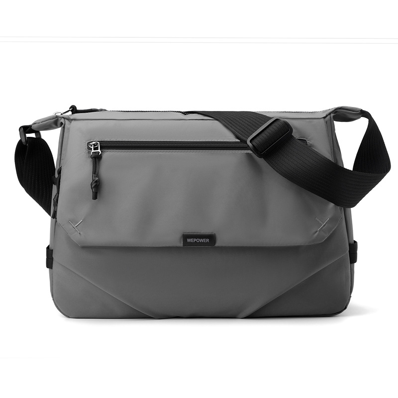 WEPOWER nueva moda bolsa de correo casual, bolso de negocios de hombre, gran capacidad, bolso de hombro de viaje ligero