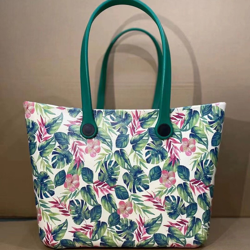 Amazon's Popular Bogg Beach Tote Bag, Large Waterproof Women's Handbag, Shoulder Bag, Tote Bag with Fashionable Print