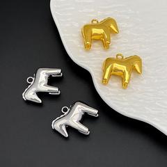 トロイの木馬彫刻合金アクセサリーペンダントdiy手作りアクセサリーブレスレットネックレス耳飾りペンダント材料