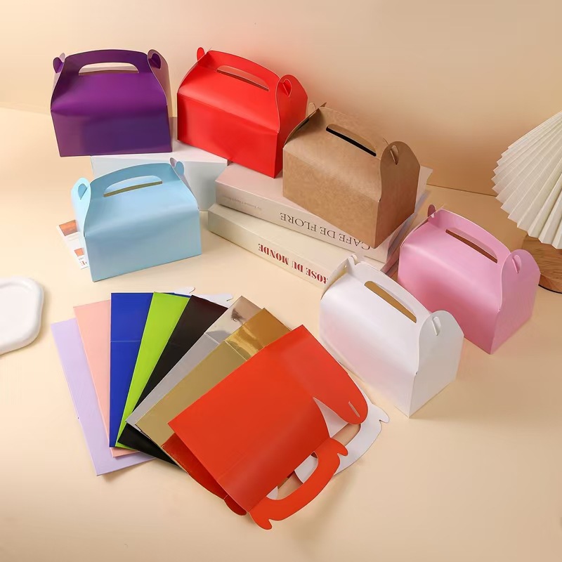 品利烘焙包装盒慕斯蛋糕西点包装盒面包盒 牛皮纸炸鸡甜点打包盒