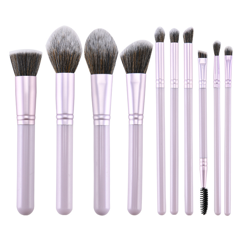 10 nuevos productos de belleza en polvo suelto, mini cepillo, rubor, juego de pinceles de maquillaje, cepillo de sombra nasal, almacenamiento para principiantes, venta al por mayor transfronteriza