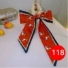 118# (с жемчугом) Оранжево‑красная собачка