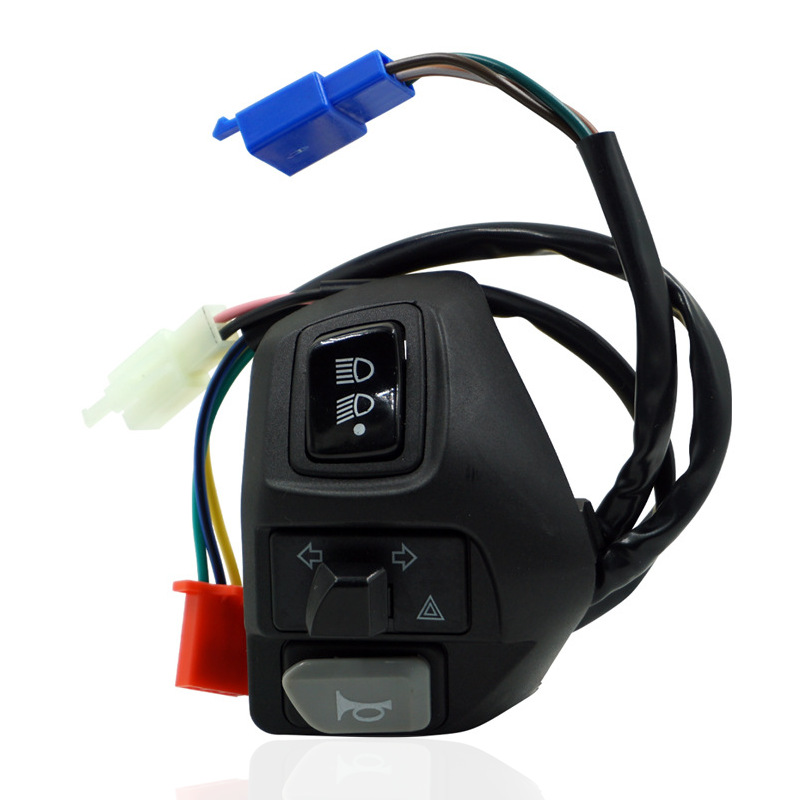 Interruptor de montaje de motocicleta al por mayor modificación de vehículo eléctrico simple combinación interruptor de montaje de faros