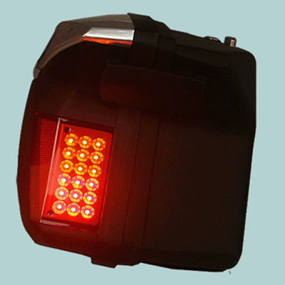 Motorcycle trunk | boxes - v37-with-customizable-color-scheme-single-led-light-a-pair-of-side-cases