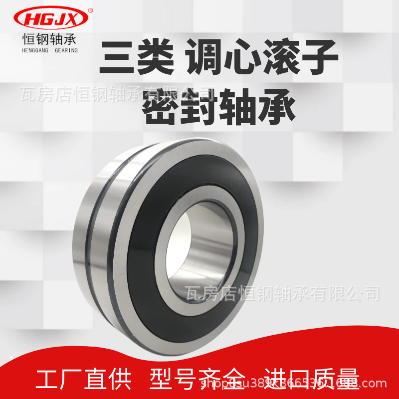 BS2-2311-2CS 2RS 轴承55*120*49 22311双面加厚密封调心滚子轴承