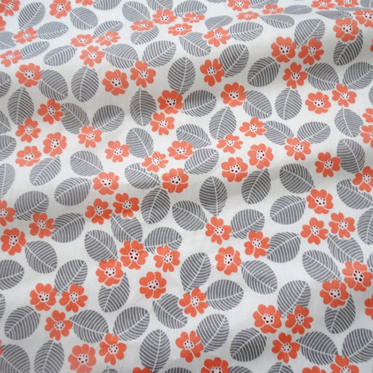 2022 nueva tendencia floral tela de algodón impresa por el patio para camisas de flor