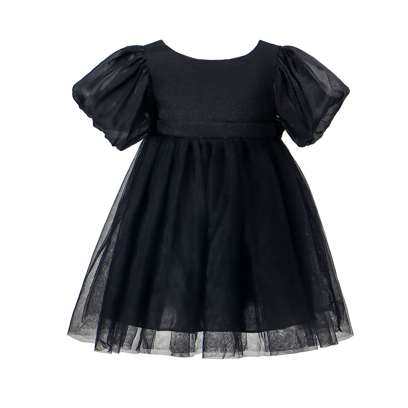 【聆风服饰】女童礼服连衣裙temu跨境儿童蝴蝶结pink tulle dress