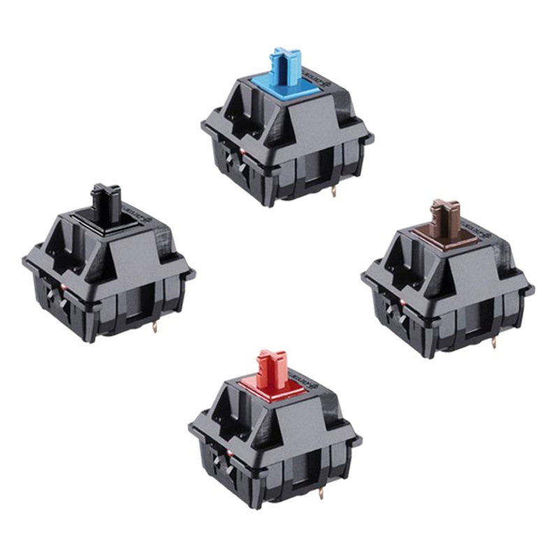 Cherryさくらんぼ軸体mxスイッチ黒紅茶青白乳緑段落灰線形灰静音赤静音黒軸