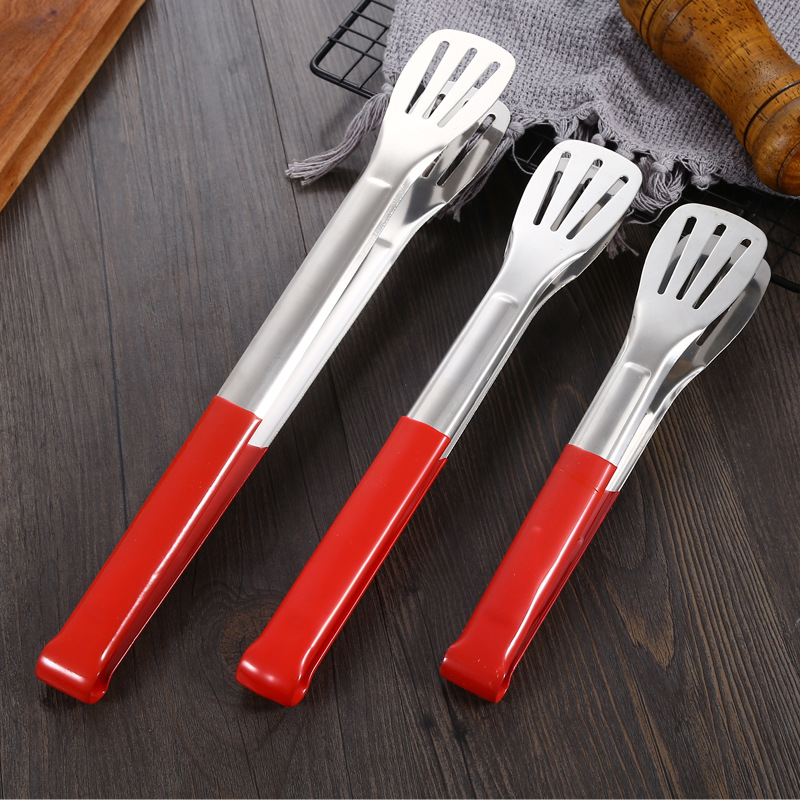 Pinzas para Alimentos y Barbacoa de Acero Inoxidable, Antióxido y Antipolvo, para Cocina