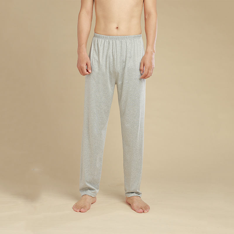 Ruimvallende, zeer elastische shorts voor heren met vijf punten, comfortabel, ademend en huidvriendelijk, geschikt om in te slapen en als bovenkleding. Eenvoudig, dun model voor thuis loungen._voghion.com