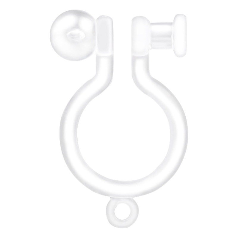Japanese and Korean Hot Selling Earring Accessories Resin Ear Clip U-Shaped Clip Kidsren's Non-Pierced Earrings Modified Ear Clip Accessories Wholesale