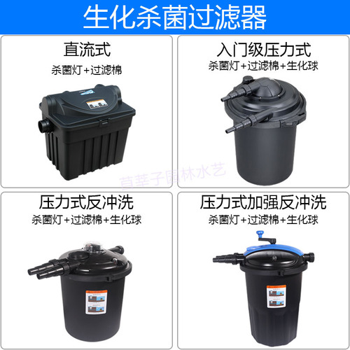 Boyu fish pond filter barrel outdoor koi pond biochemical sterilization equipment water circulation external purification system