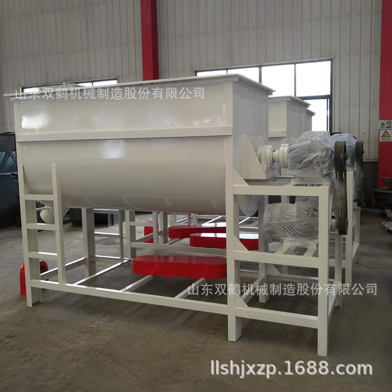 双鹤现货供应卧式饲料搅拌机 螺带对流剪切式混合机 畜禽饲料机械