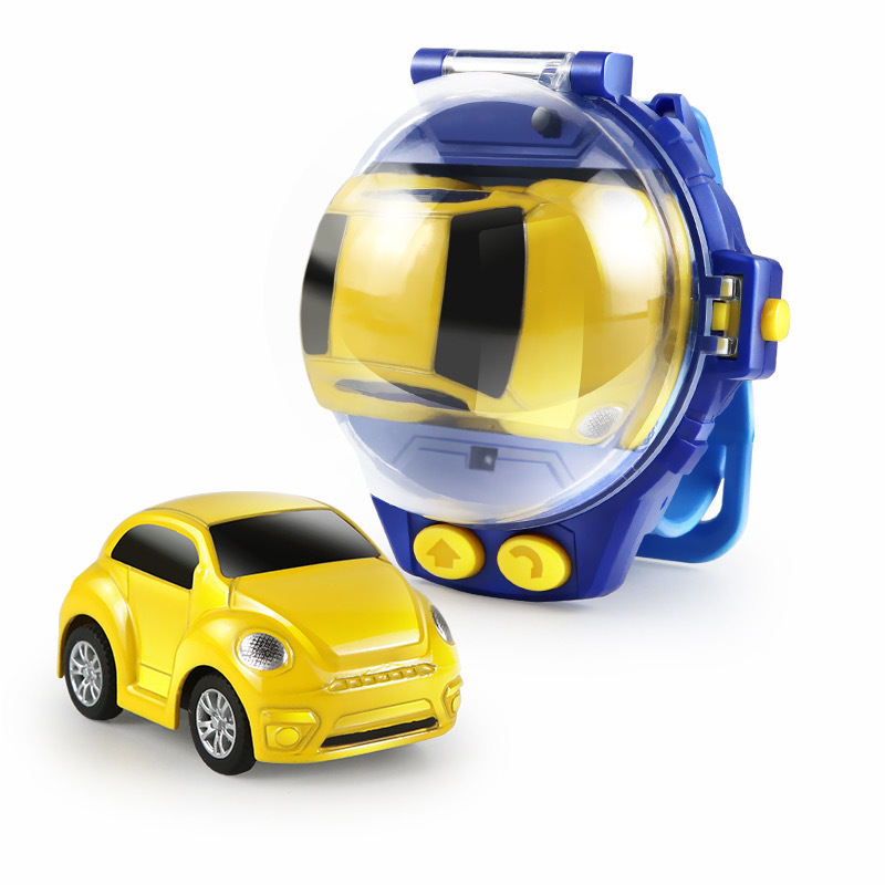 Douyin Internet Red Toy Watch Mini coche eléctrico de control remoto Coche Amazon Niños y amigas Regalo