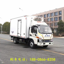 藍牌江淮新能源油電混合動力冷藏車（國六） 綠牌4.2米上綠牌C1證