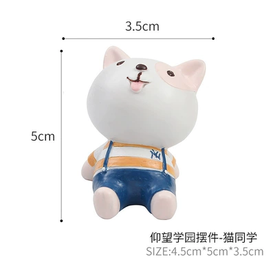Resin Craft Car Ornaments, Car ornaments - classmate-cat