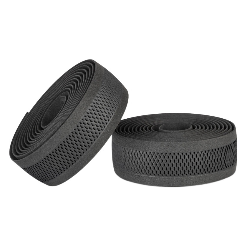 Correa de mango de bicicleta de carretera PROMEND transfronteriza 081 correa de envoltura transpirable hueca en relieve guantes de Mango antideslizante que absorben el sudor