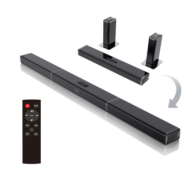2.1CH projection echo wall speaker soundbar soundbar built-in bass sound can be split three in one