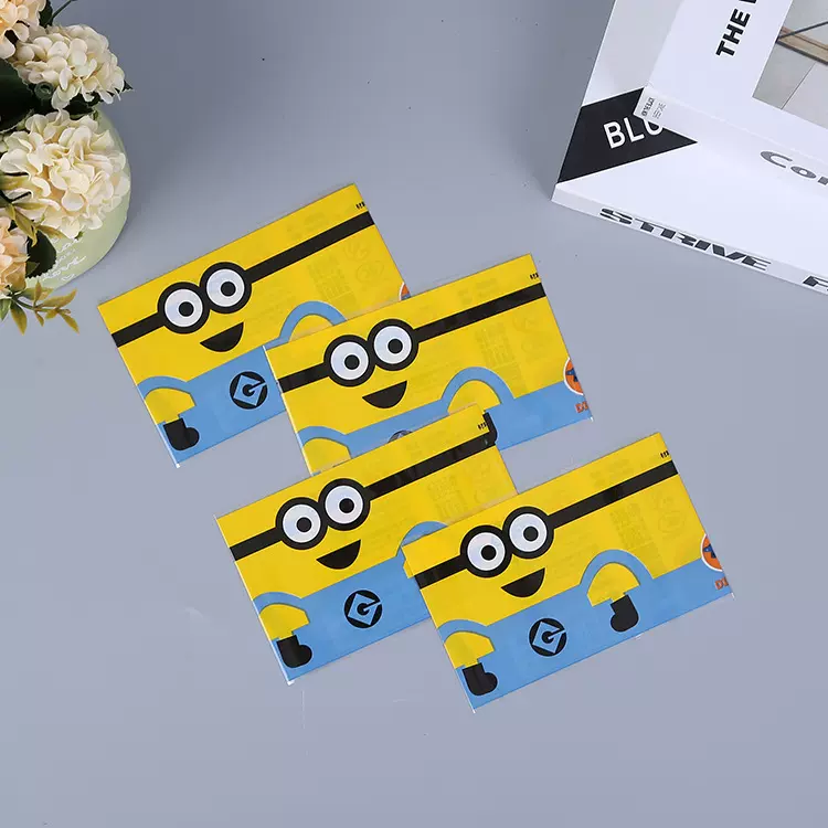 卡通动漫pet热收缩膜标签静电塑料膜定制饮料瓶子标签封口膜定做