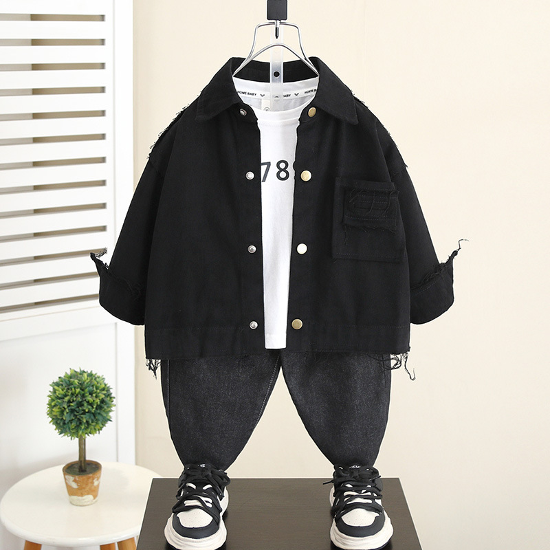 5990 Chaqueta de otoño para niños 2024 Nuevo estilo de primavera y otoño para niños y bebés Hermoso top Ropa para niños Otoño