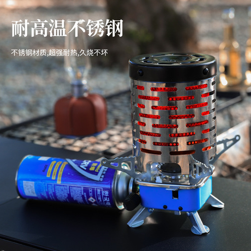 Outdoor camping stove heating cover mini heating stove picnic hand warmer stainless steel hand stove autumn and winter heater