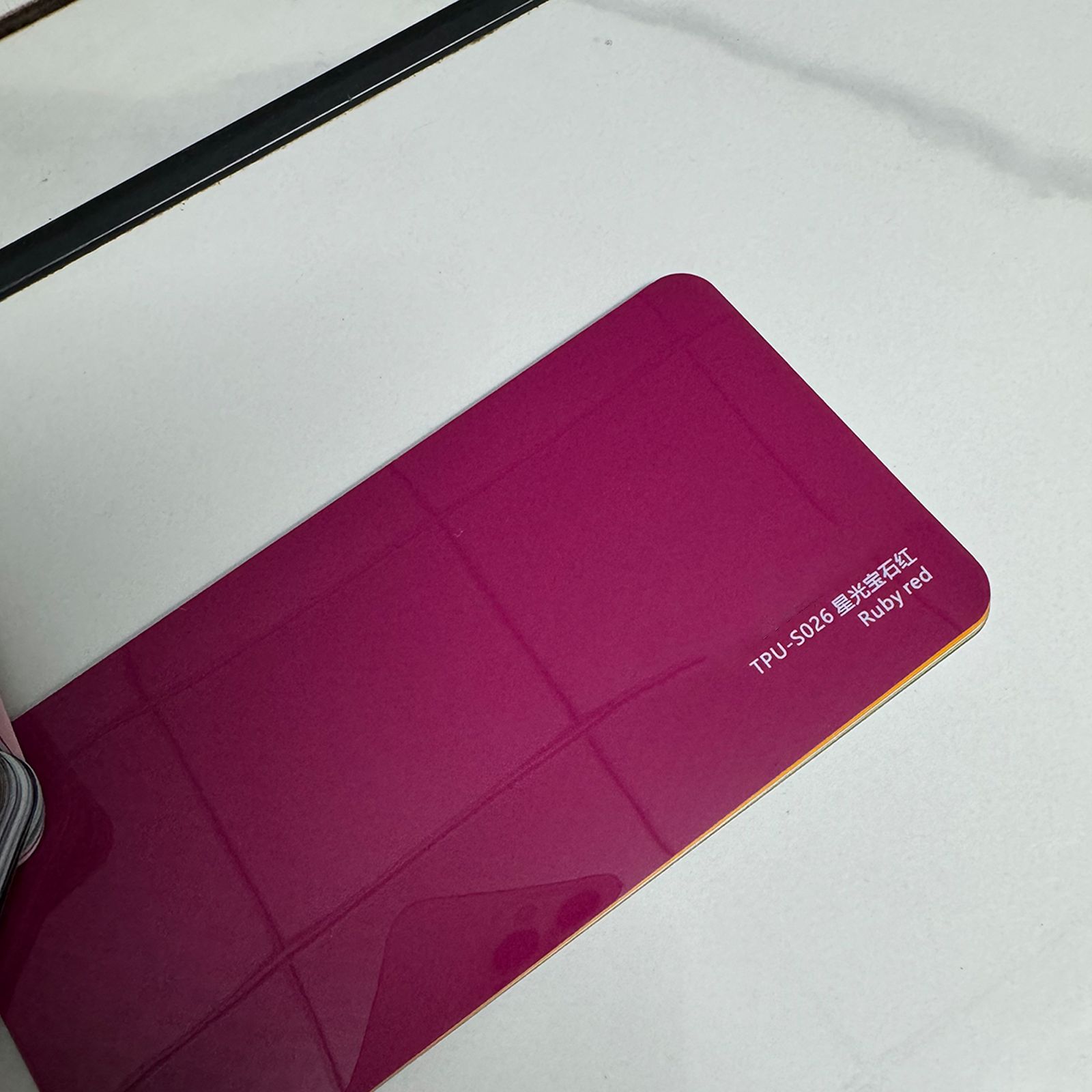 Car paint protective film – Tesla Tesla Cybertruck - tpu-starlight-ruby-red-tesla-cybertruck-dedicated-car-cutting