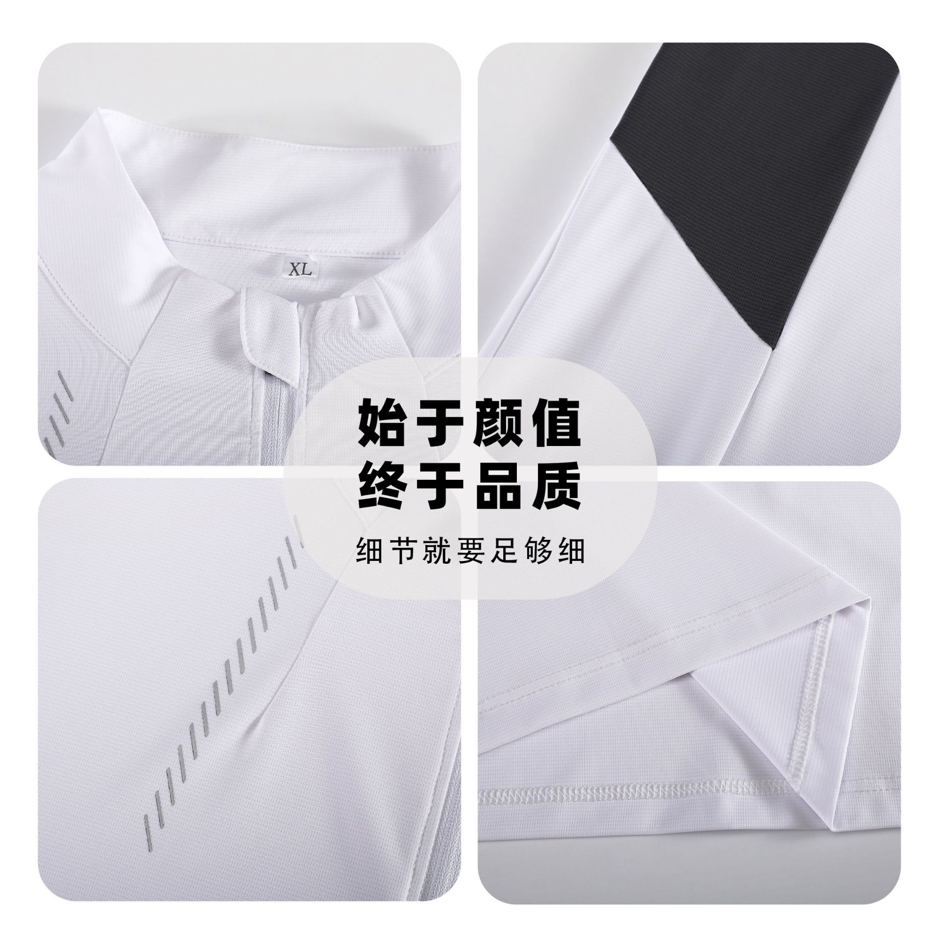 Dijia protector solar medio cremallera rápida ropa de secado camiseta deportiva al aire libre hombre moda entrenamiento de bicicleta correr ropa de fitness