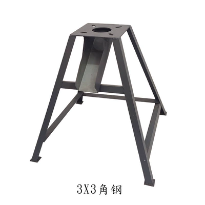 Iron Tripod, Electric car big tripod - a-type-bucket-unloading-rack-25-50kg-square-bucket-3x3-angle-iron