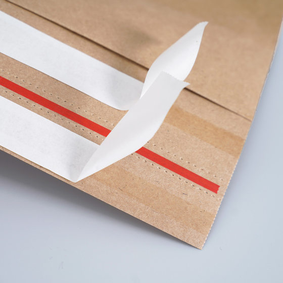 Kraft Paper Envelope Bag Express Bag Spot Self-adhesive Bag Clothing Packaging Bag No Side Clothes Self-sealing