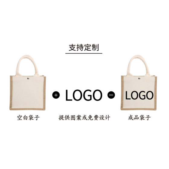 Three-dimensional Canvas Bag in stock Butterfly Ancient Bart Bag DIY Cotton and Linen Hand-painted Graffiti Hand-in-hand Gift Bleached Lacquer Linen Bag