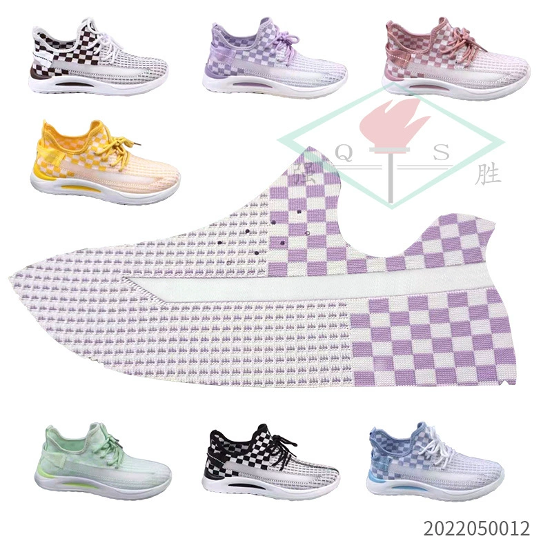 Кокосовый полуфабрикат Vamp, трехмерная Летающая тканая спортивная обувь, верхняя поверхность, фабричные прямые верхние туфли