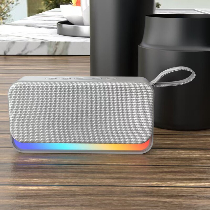 Cross-Border 25 Bluetooth Speaker Wireless Subwoofer Card-Insert Portable Handheld Rhythm Light Gift Speaker Bluetooth 5.3 Cross-Border 25 Bluetooth Speaker Wireless Subwoofer Card-Insert Portable Handheld Rhythm Light Gift Speaker Bluetooth 5.3