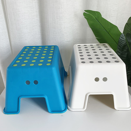Plastic stool dining table stool shoe changing stool children's low stool bathroom stool square stool fashionable small bench a non-slip stool