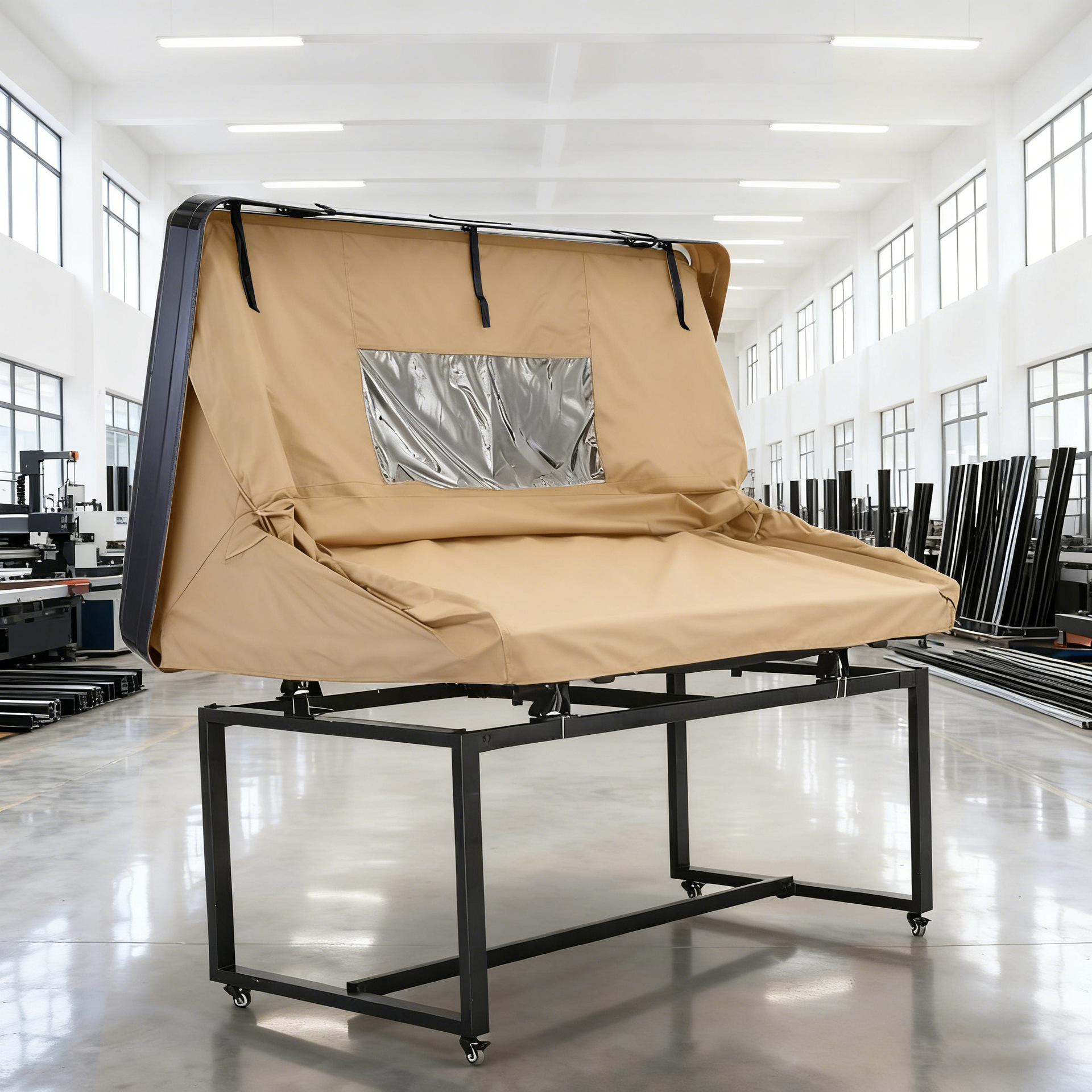 Mayorista carpa de techo de carcasa dura abierta equipo de camping al aire libre viaje autoconductor carpa de techo