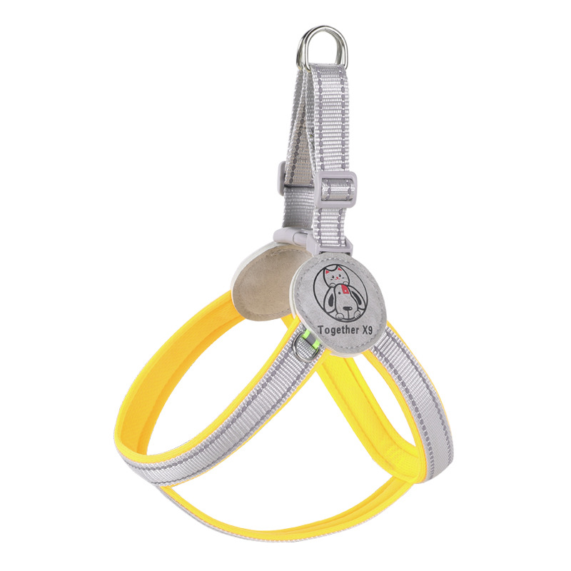 Cuerda de tracción para mascotas transfronteriza antirreflectante correas para perros medianas y grandes tipo chaleco cuerda para perros correas para el pecho para mascotas al por mayor
