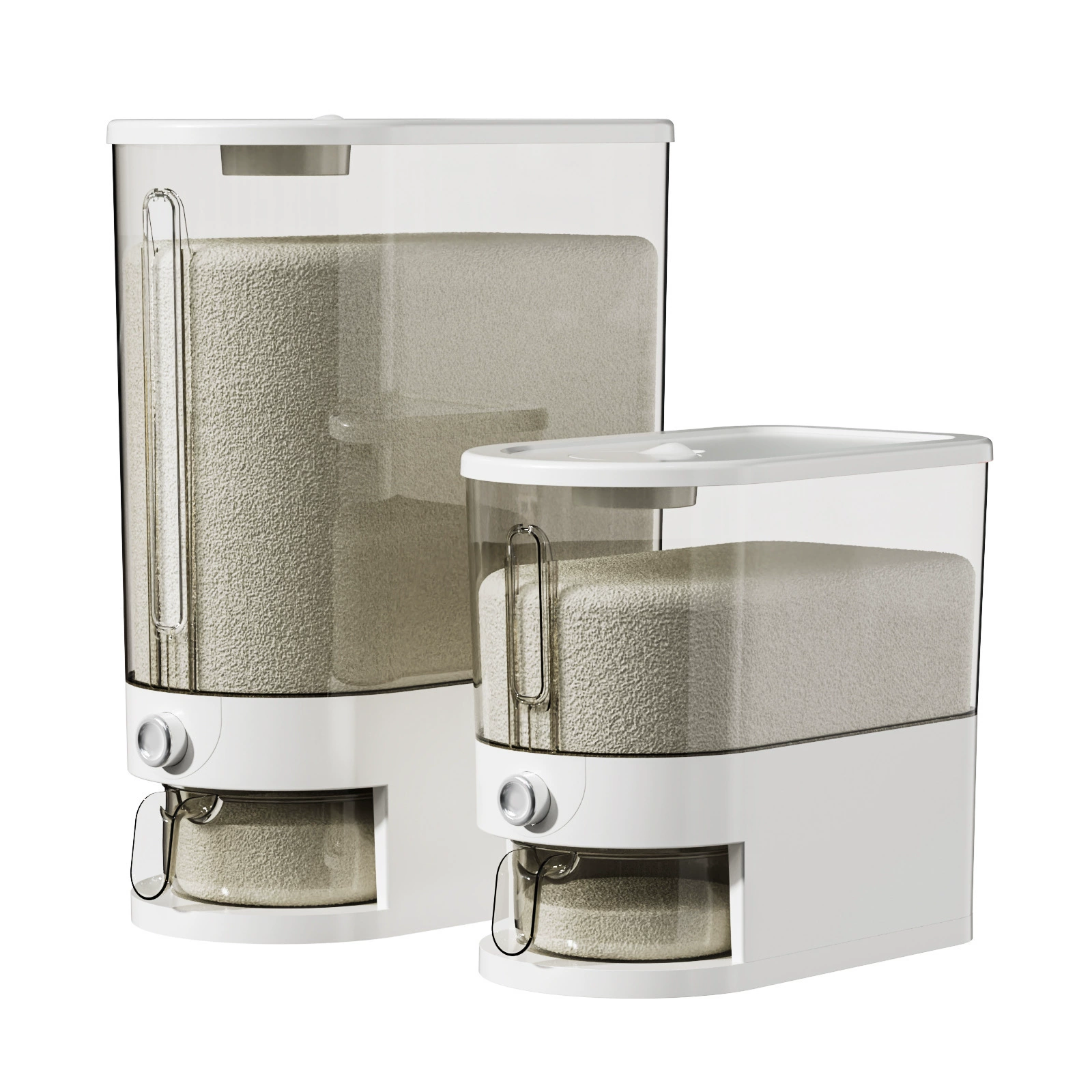 Capacious rice tank for home use, storage box, insect and moisture protection