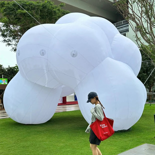 PVC升空云朵气模喷绘异型卡通云彩空飘充气悬挂展示广告云朵气球-阿里巴巴