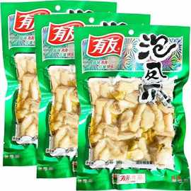有友泡椒凤爪5袋210g172g132g80g袋装山椒泡椒鸡爪大包装一整箱