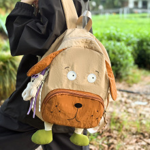 幼儿园书包2025新款可爱小狗男童宝宝背包卡通女童轻便双肩背包潮
