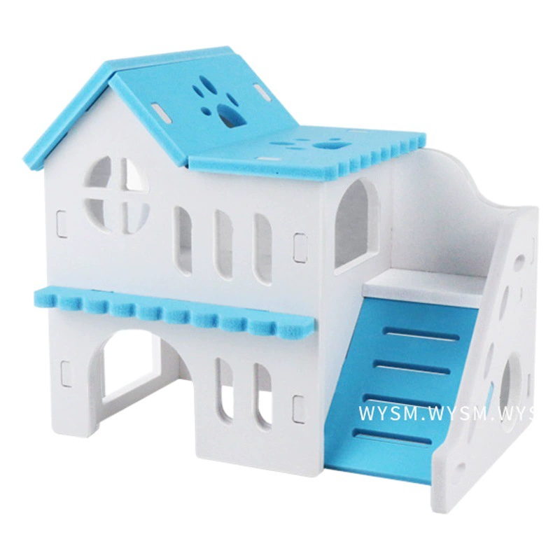 Игрушка-Хомяк Деревянный Пластиковый Золотой Медведь Избегает Клетки Хомяка Пейзажные Товары Гнездо Домашнего Животного Хижина Сборка Трансграничная Поставка