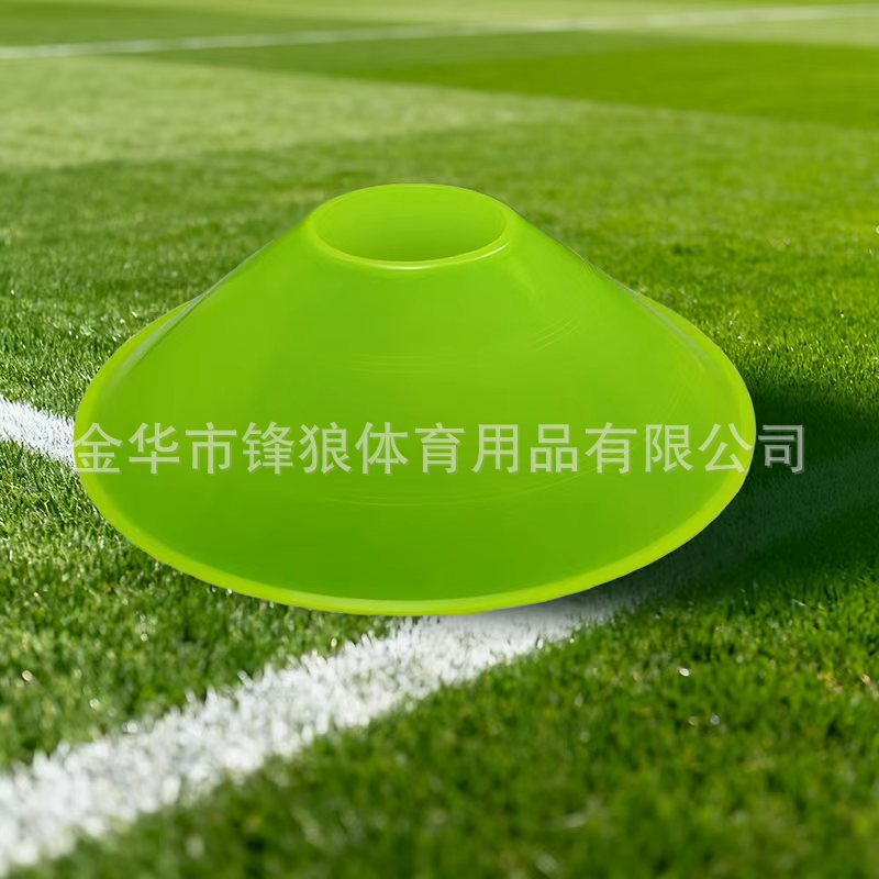 Placa de logotipo de entrenamiento de fútbol logo tubo obstáculo logo cono redondo boca logo placa logo cono fábrica pelo liso