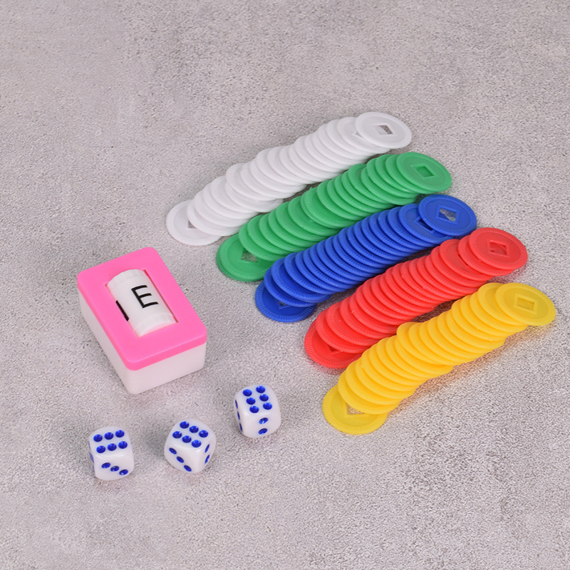 Amazon Cross-Border Best-Selling Mahjong Accessories, Mahjong Instructions, Wind Direction Dice