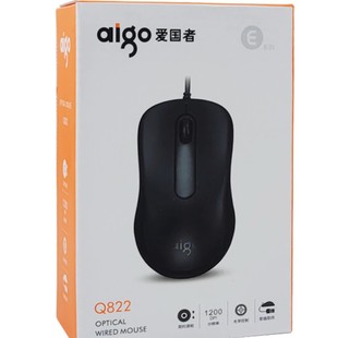 Q822/Q819 round hole/Q826/Q806 wired mouse home business office notebook desktop computer USB