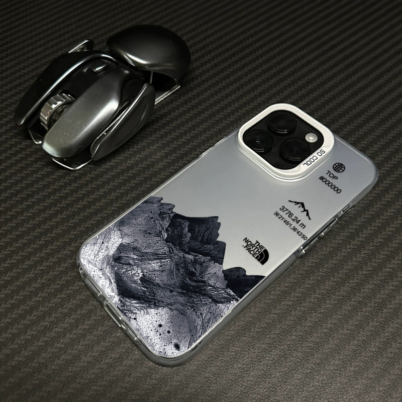 North Cliff for Apple 15Promax Mobile Phone Case iPhone16Pro Tide Brand 14 Explosions 13 Color Silver Case North Cliff for Apple 15Promax Mobile Phone Case iPhone16Pro Tide Brand 14 Explosions 13 Color Silver Case