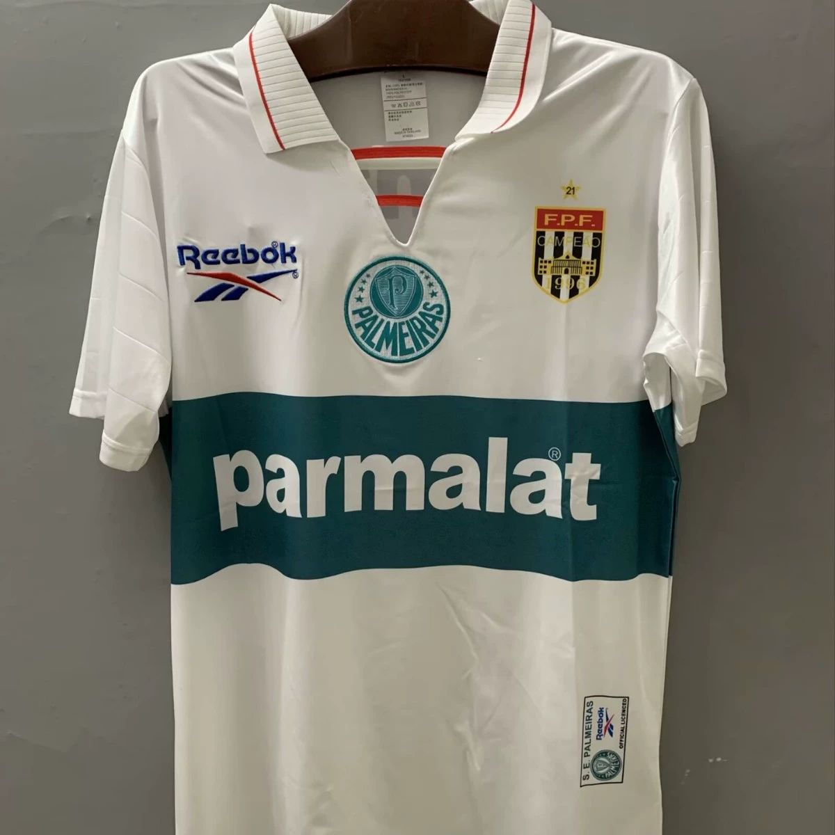 Бразильская лига Атлетико Сантос Фламенго Майна Палмейрас Ретр Short Sleeve Jersey