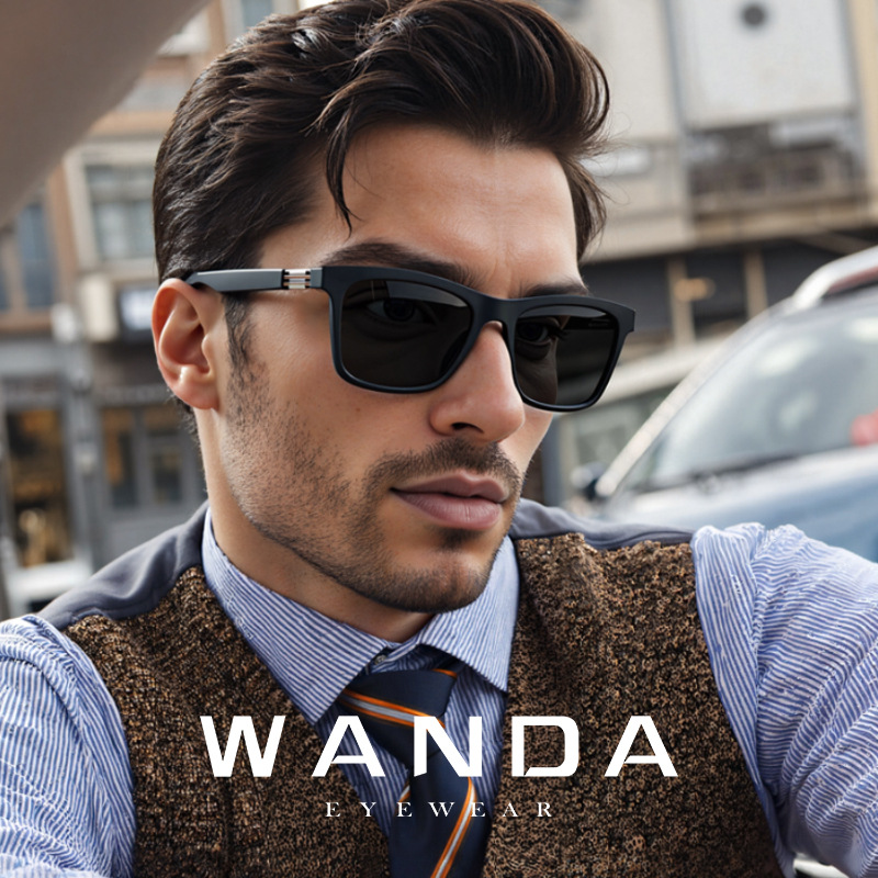 Nuevas gafas de sol polarizadas S33102 Gafas de sol plegables para hombres y mujeres, protección solar para exteriores, gafas de sol magnéticas para miopía