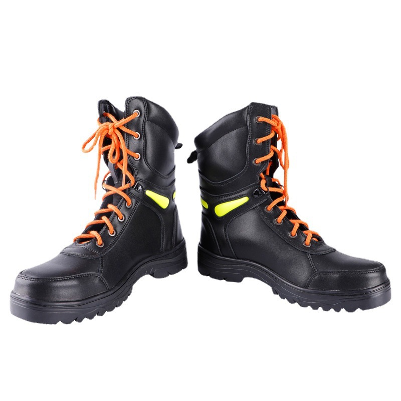 统型抢险救援灭火靴1.85kg巡山护林扑火靴防穿刺高帮抢险鞋