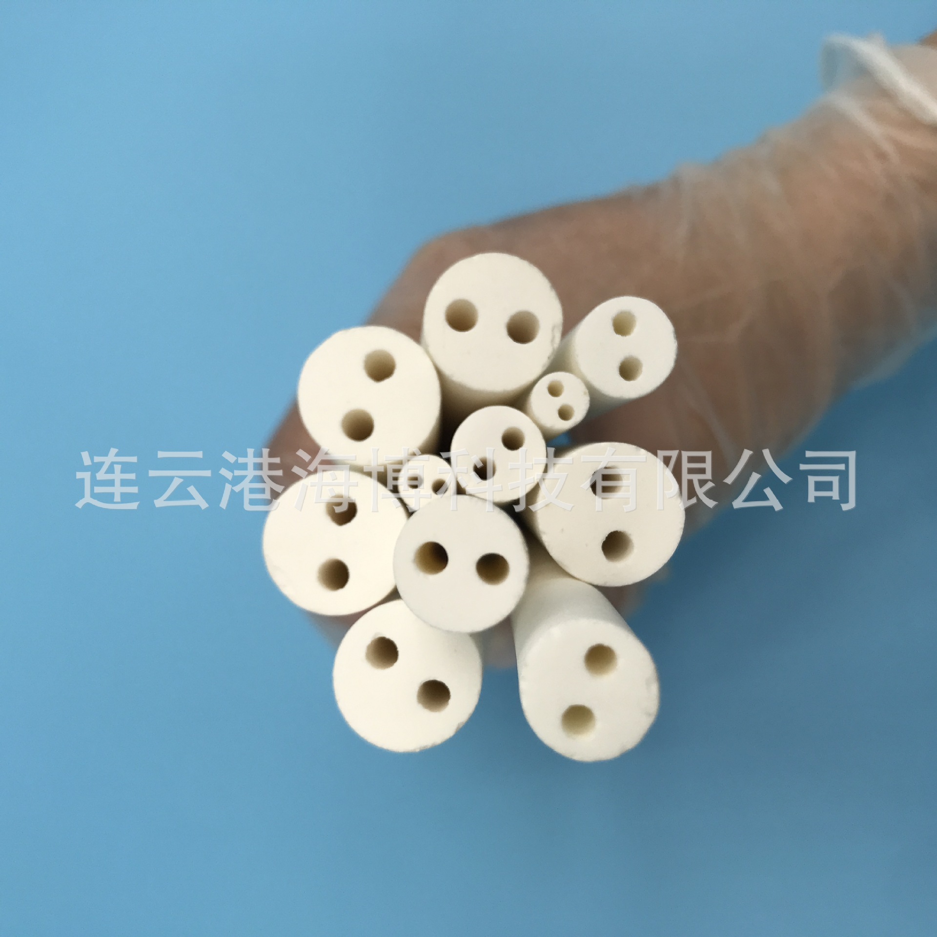 高纯995氧化镁陶瓷管 单孔双孔氧化镁绝缘管