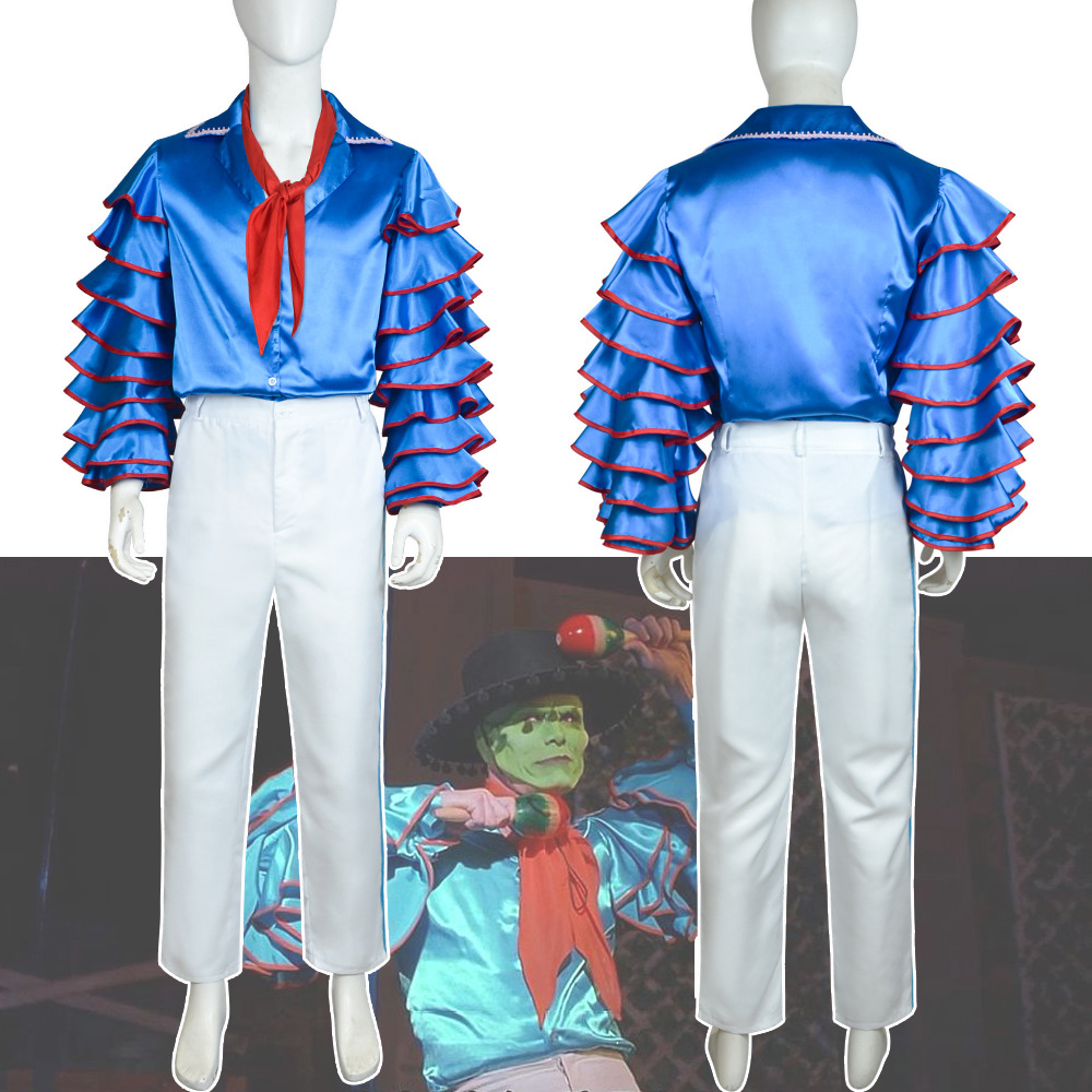 万圣节 变相怪杰cos服 斯坦利cosplay表演服装舞台演出服角色扮演